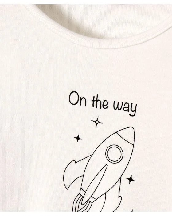 Tee-shirt garçon On the way to space Thermolactyl