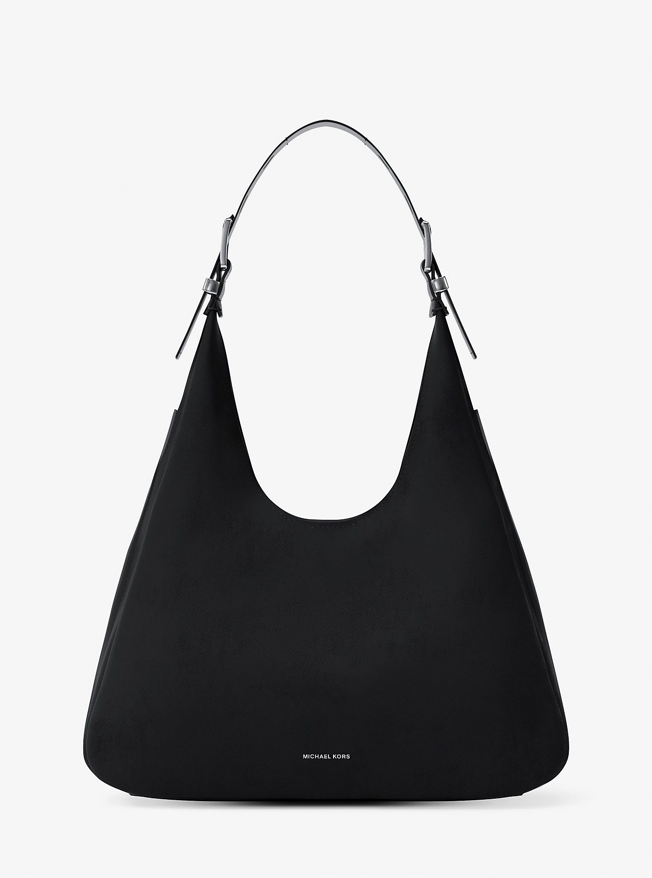 Nolita Stor Nubuck Hobo Skulderveske - SVART