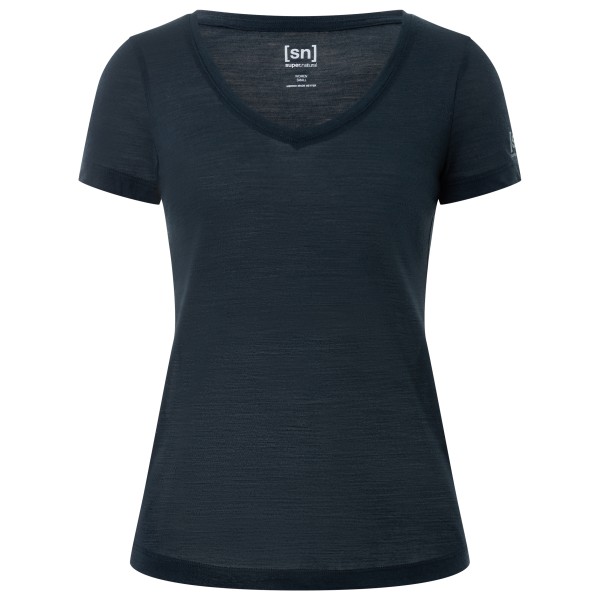 super.natural - Women's Sierra 140 V Neck - Merinoshirt