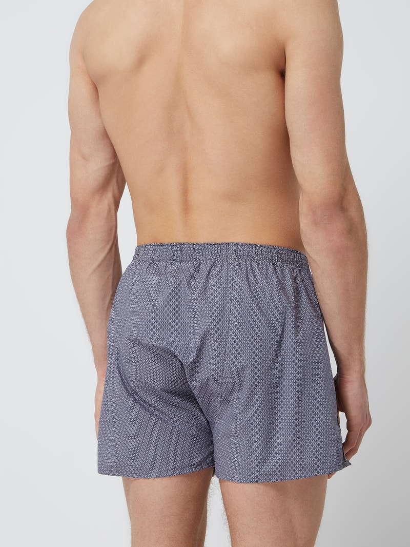 Boxershorts aus Baumwolle in blau