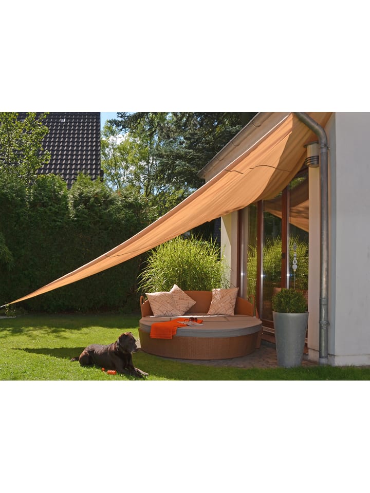 Nature Fellow Sonnensegel in Beige - (L)500 x (B)500 cm günstig kaufen onesize