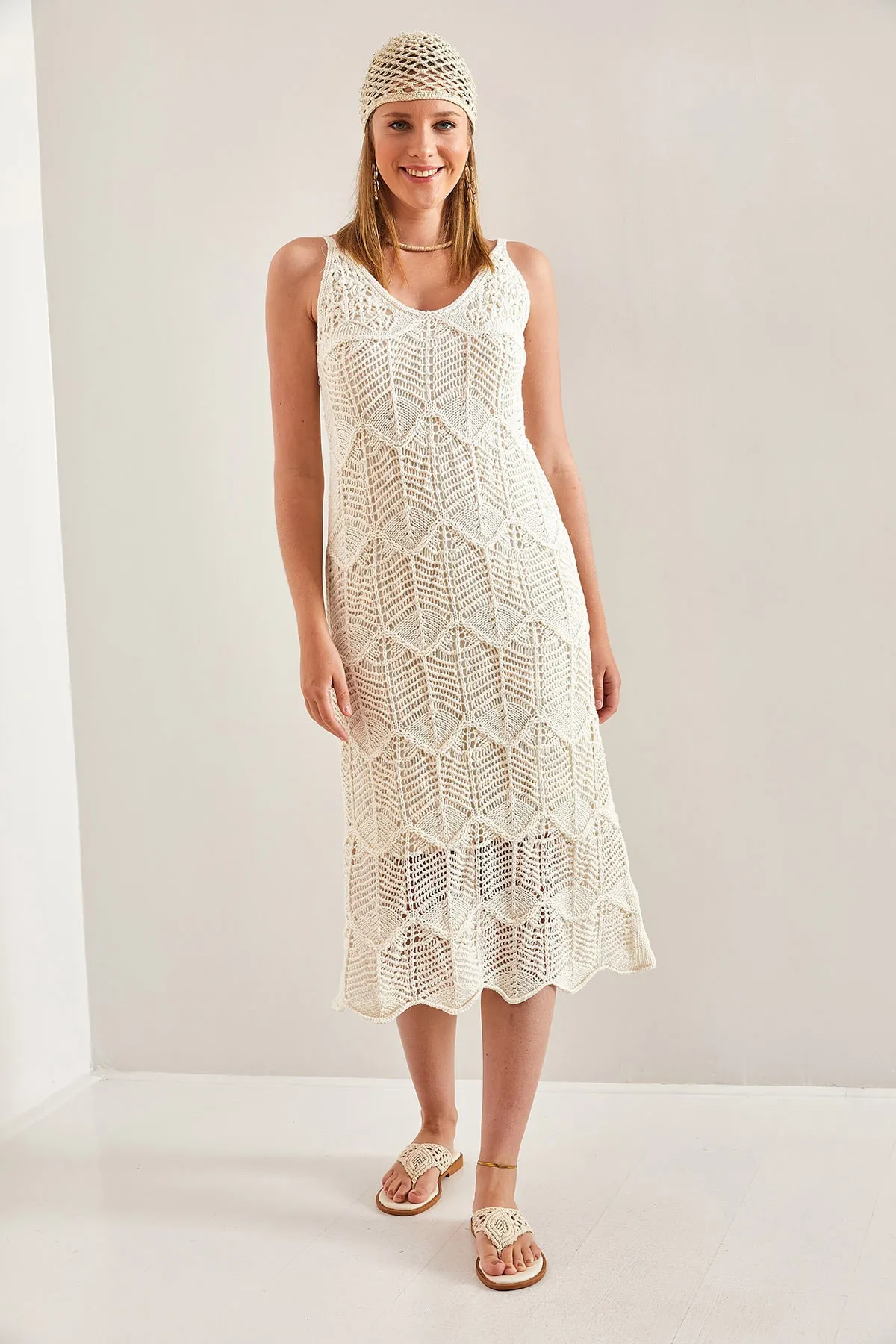 Bianco Lucci  Gemustertes, gefüttertes Damenkleid