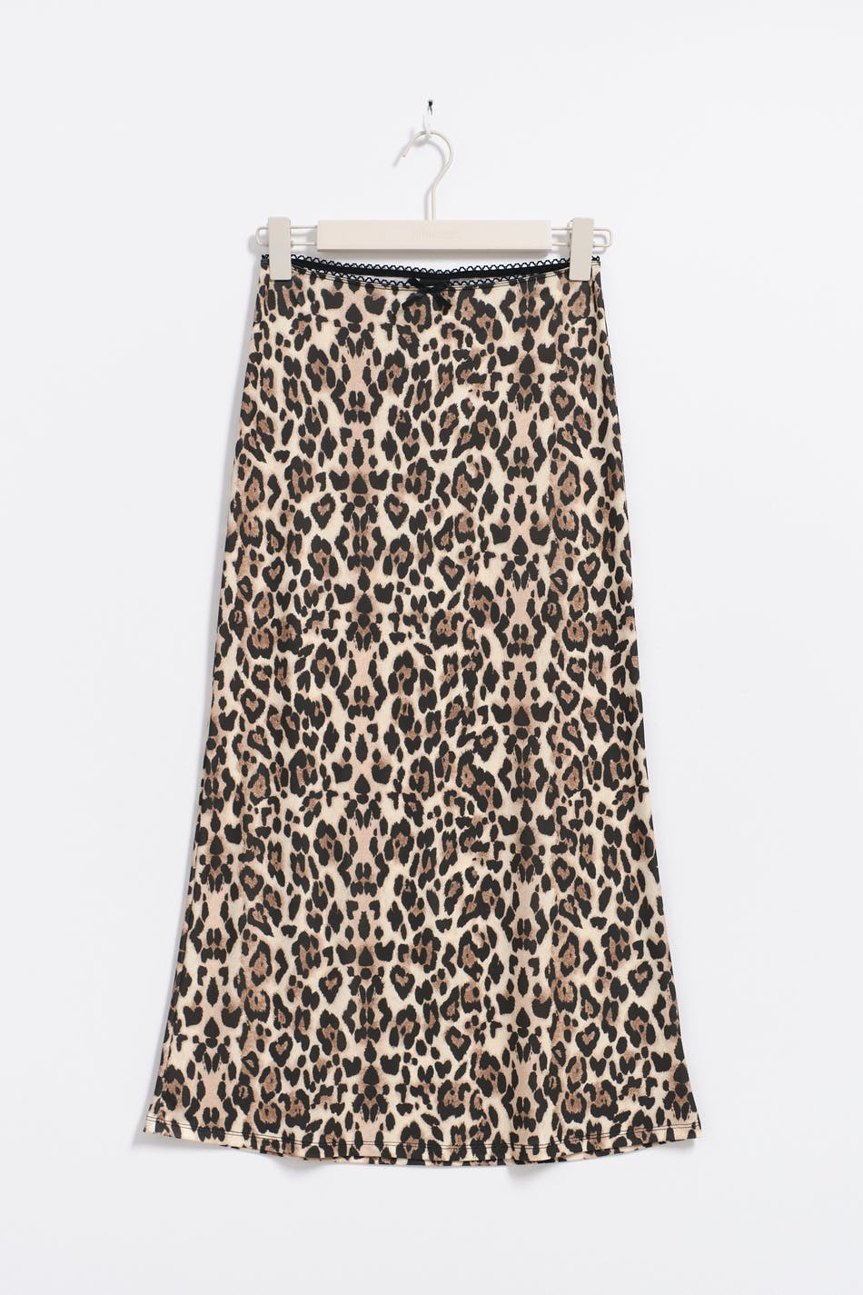 Bow midi skirt
