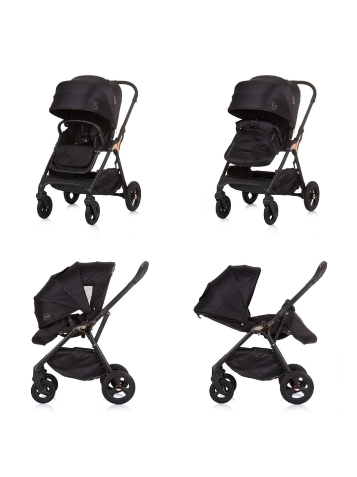 Chipolino Kombikinderwagen 3 in 1 Infinity in schwarz günstig kaufen onesize