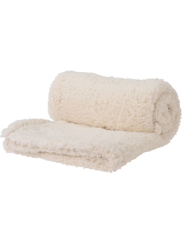 Home&Styling Collection Plüschdecke in weiß günstig kaufen onesize