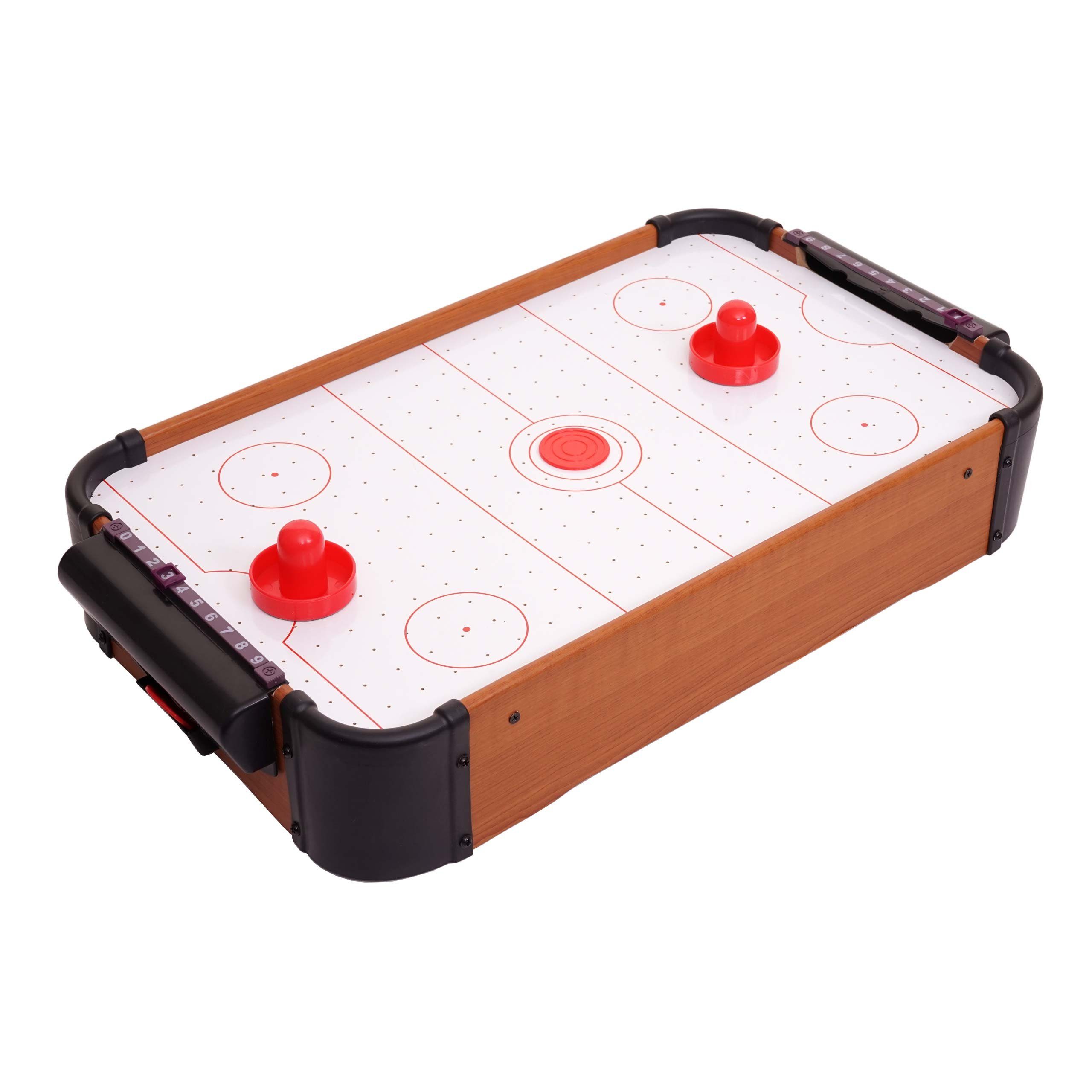 MCW Air-Hockeytisch MCW-J10, Handgriffe mit Filzunterlage, Gebläsemotor für den Luftstrom