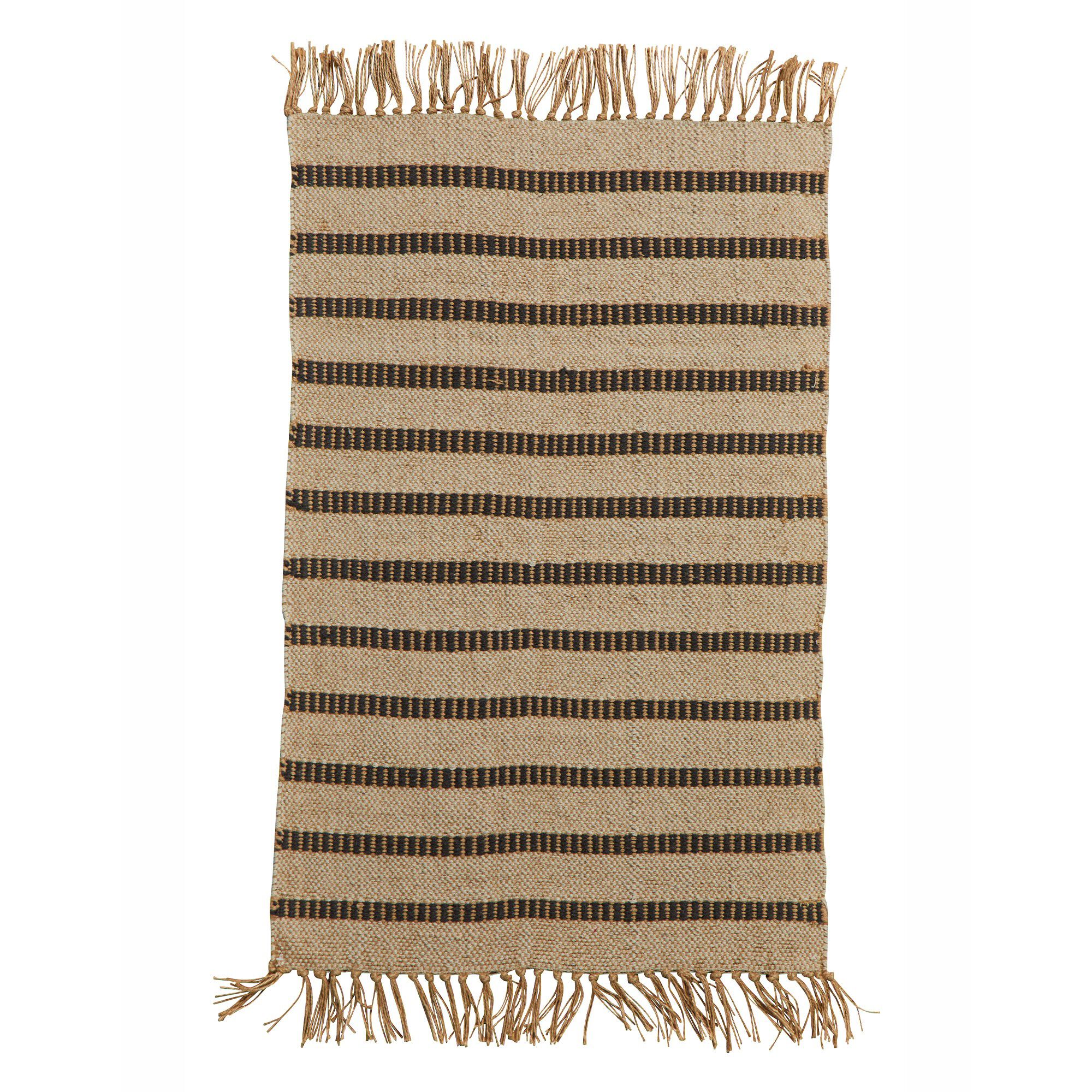 Tapis tissé petit format imprimé géométrique