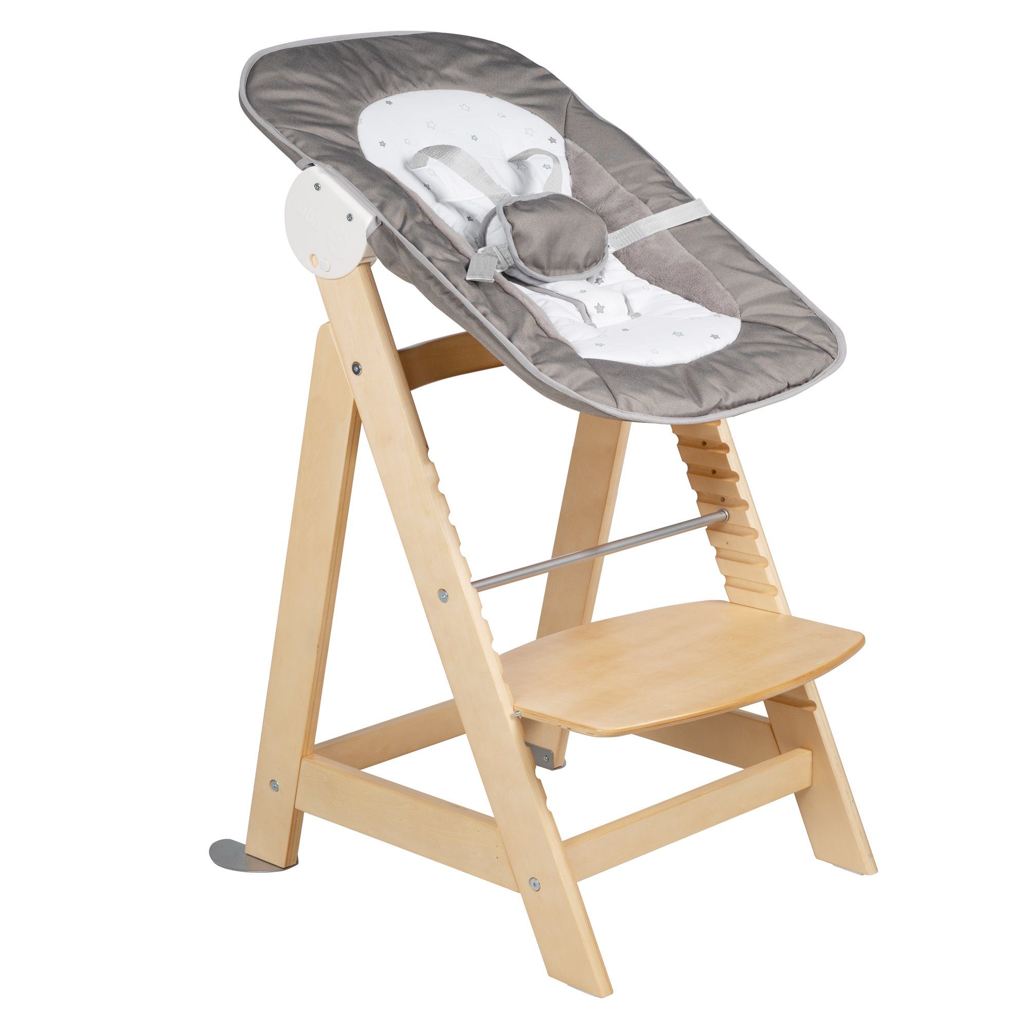 roba® Hochstuhl Born Up, Treppenhochstuhl mit Liegefunktion
