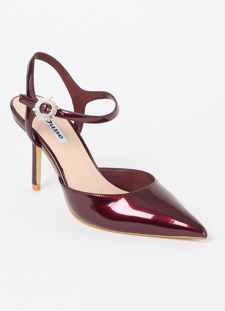 Dune London Channel sandalette with rhinestones