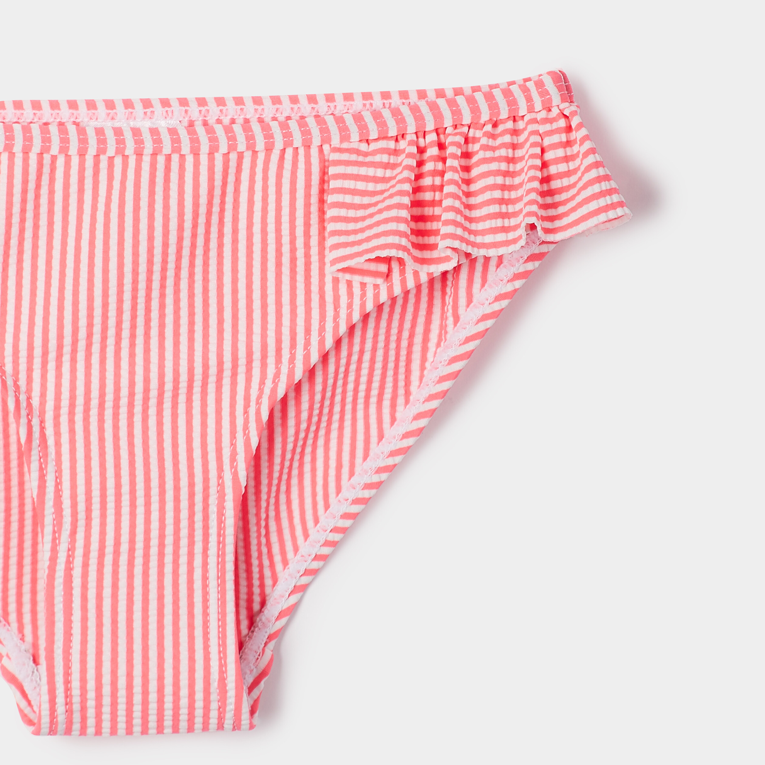 Maillot de bain 2 pièces rose fluo fille | La Halle