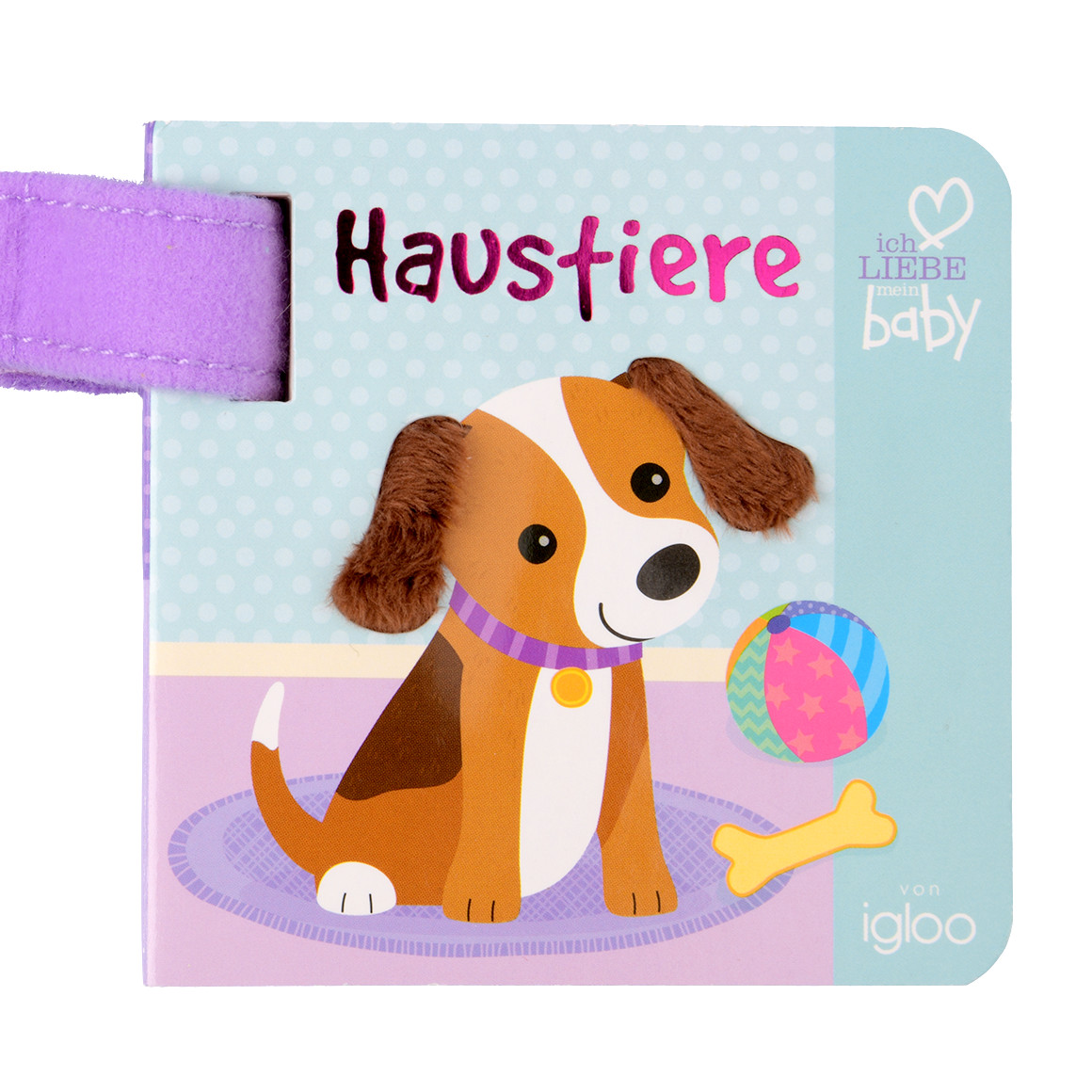 Baby Buggy-Buch Haustiere mit Anhänger