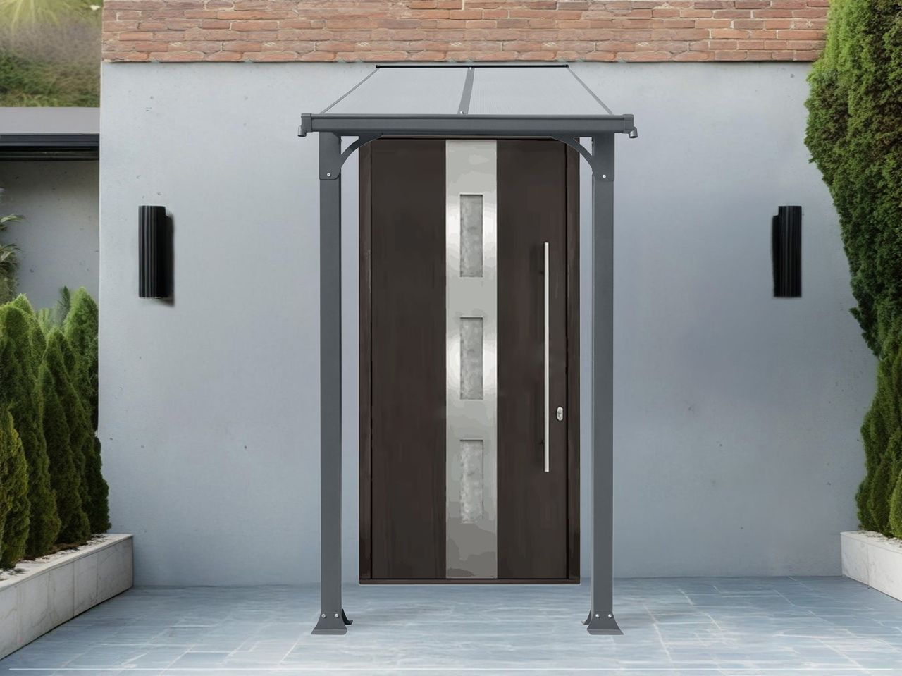 Better Home Vordach Haustür ROBINSON - S ca.150x148x 258cm
