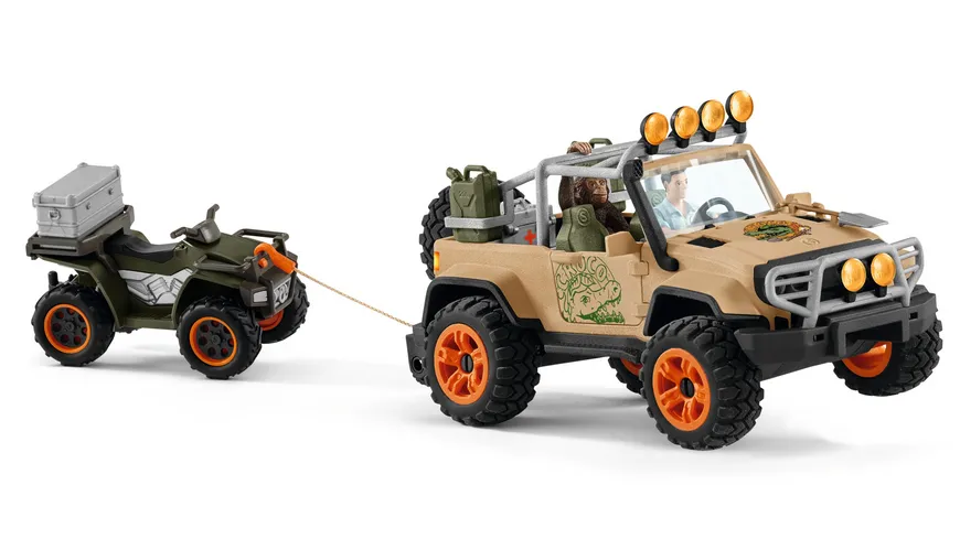 Schleich 42410 - Wild Life - Geländewagen mit Seilwinde
