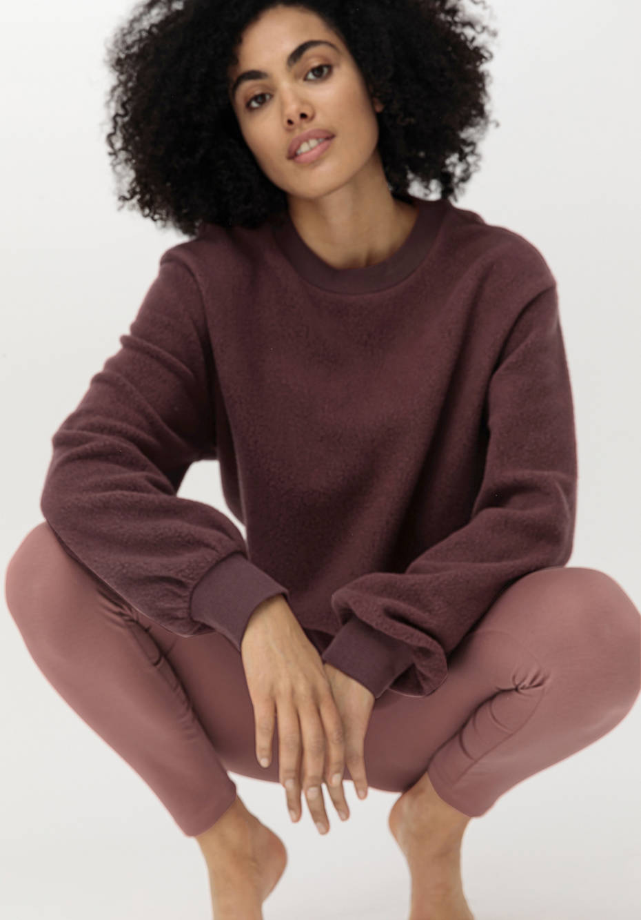 Fleece Sweatshirt ACTIVE LIGHT aus reiner Bio-Baumwolle