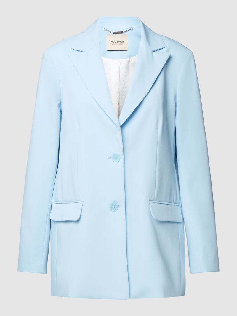 Blazer mit Pattentaschen Modell 'Windy' in hellblau