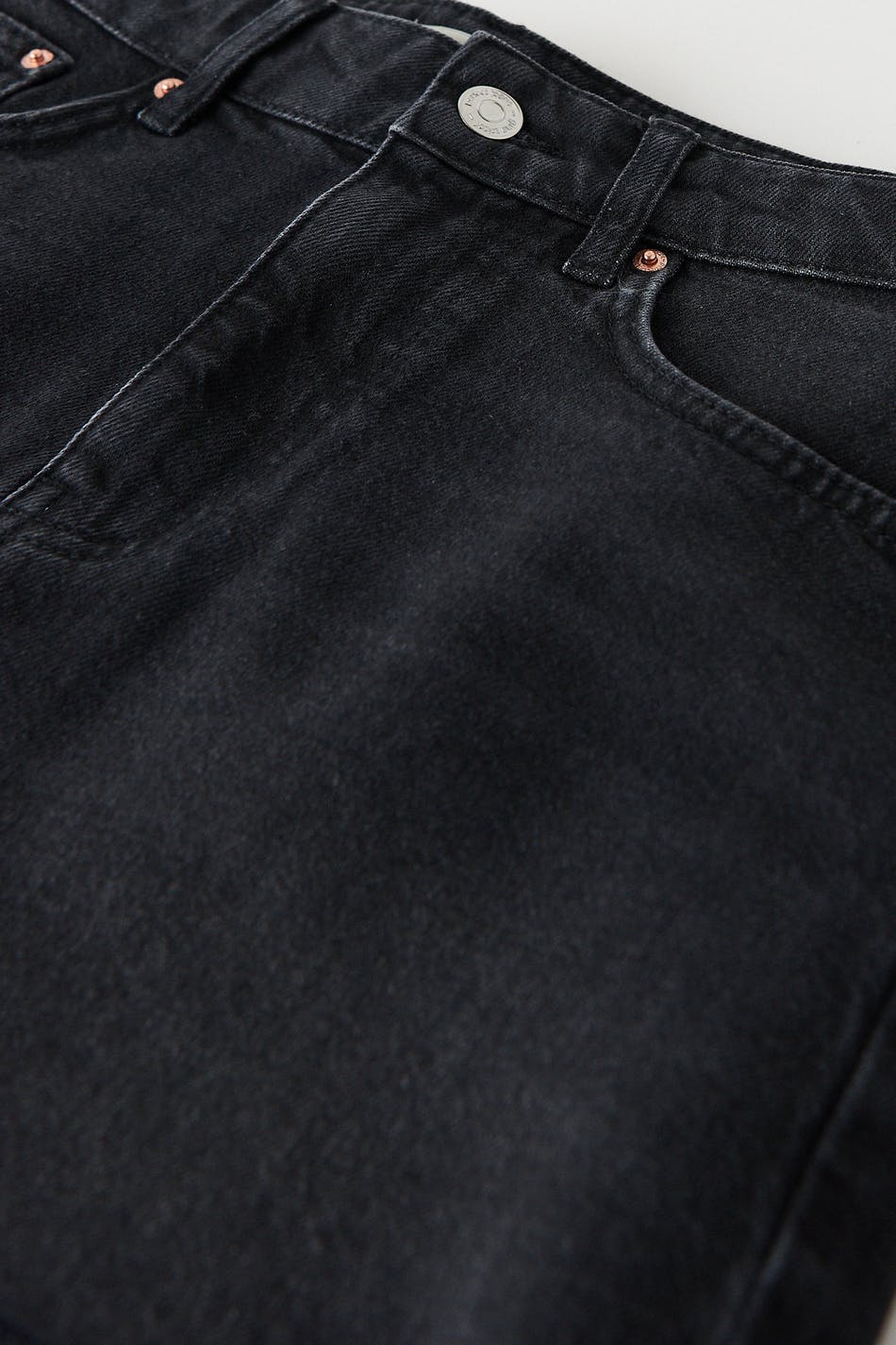 Mini denim skirt