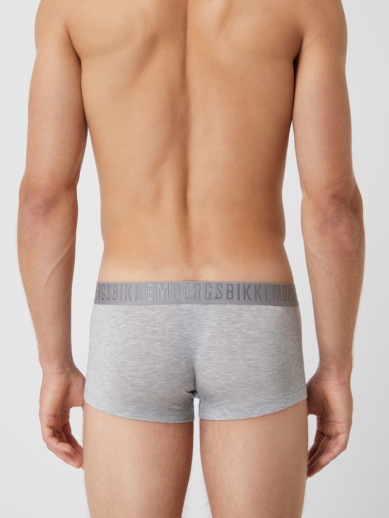 Trunks im 2er-Pack in mittelgrau meliert