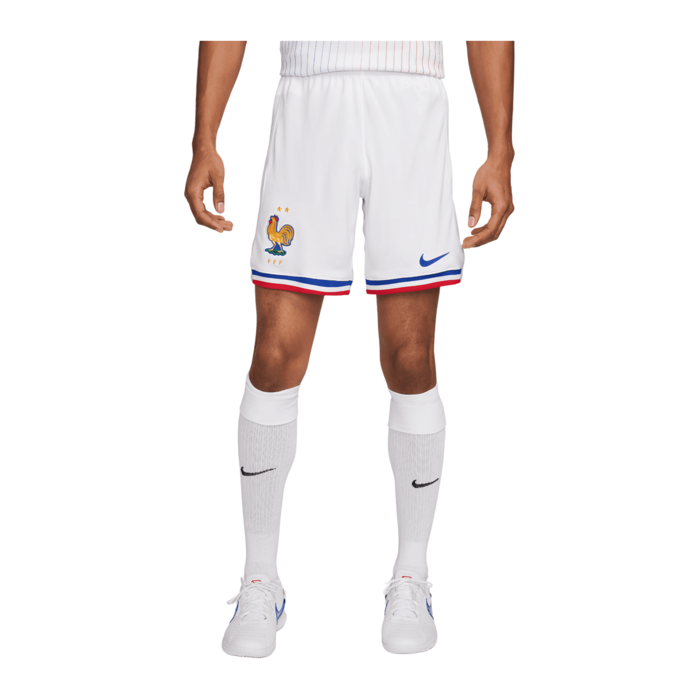 Nike Frankreich Short Home EM 2024 Weiss F100
