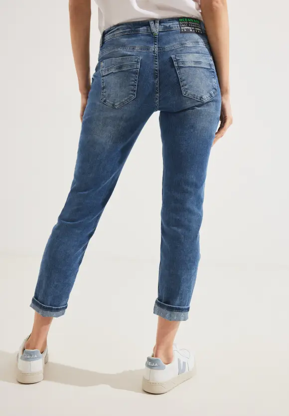 CECIL Loose Fit Jeans in 3/4-Länge