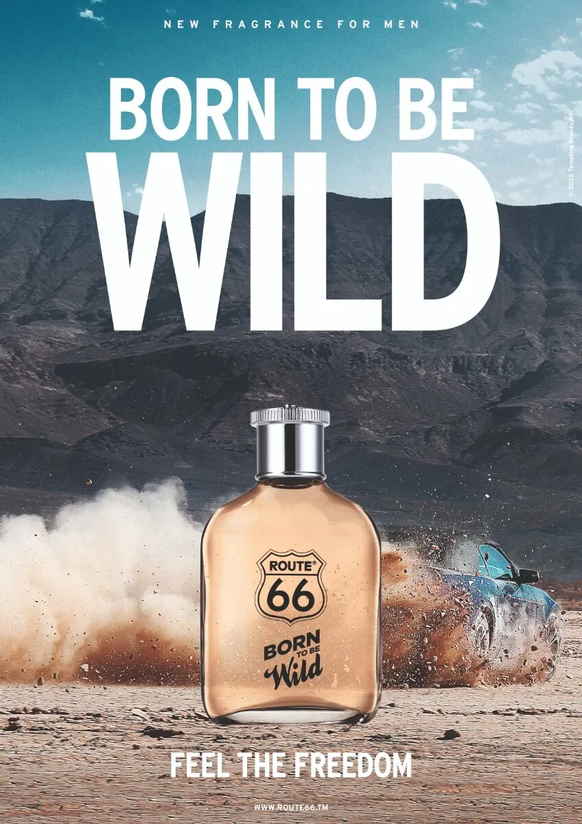 „Route 66 Born To Be Wild“ tualetinis vanduo vyrams