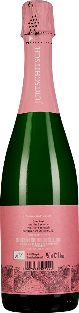 Jurtschitsch Sekt Klassik Brut Rosé im Geschenkkarton