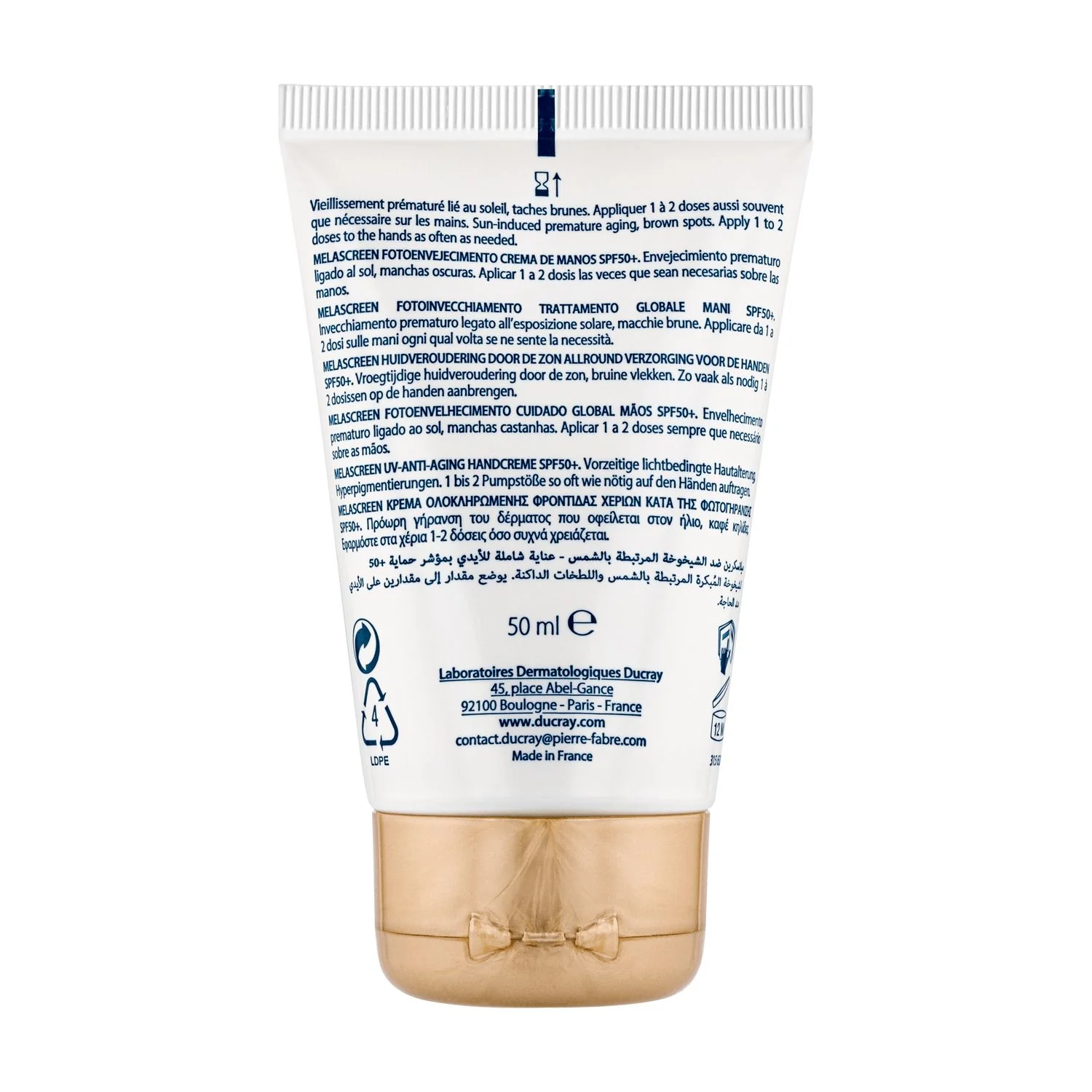 Melascreen Photo-aging global håndbehandling SPF50+ - Anti-aging og anti-blemish håndbehandlinger