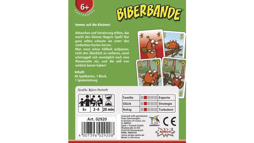 Amigo Spiele - Biberbande