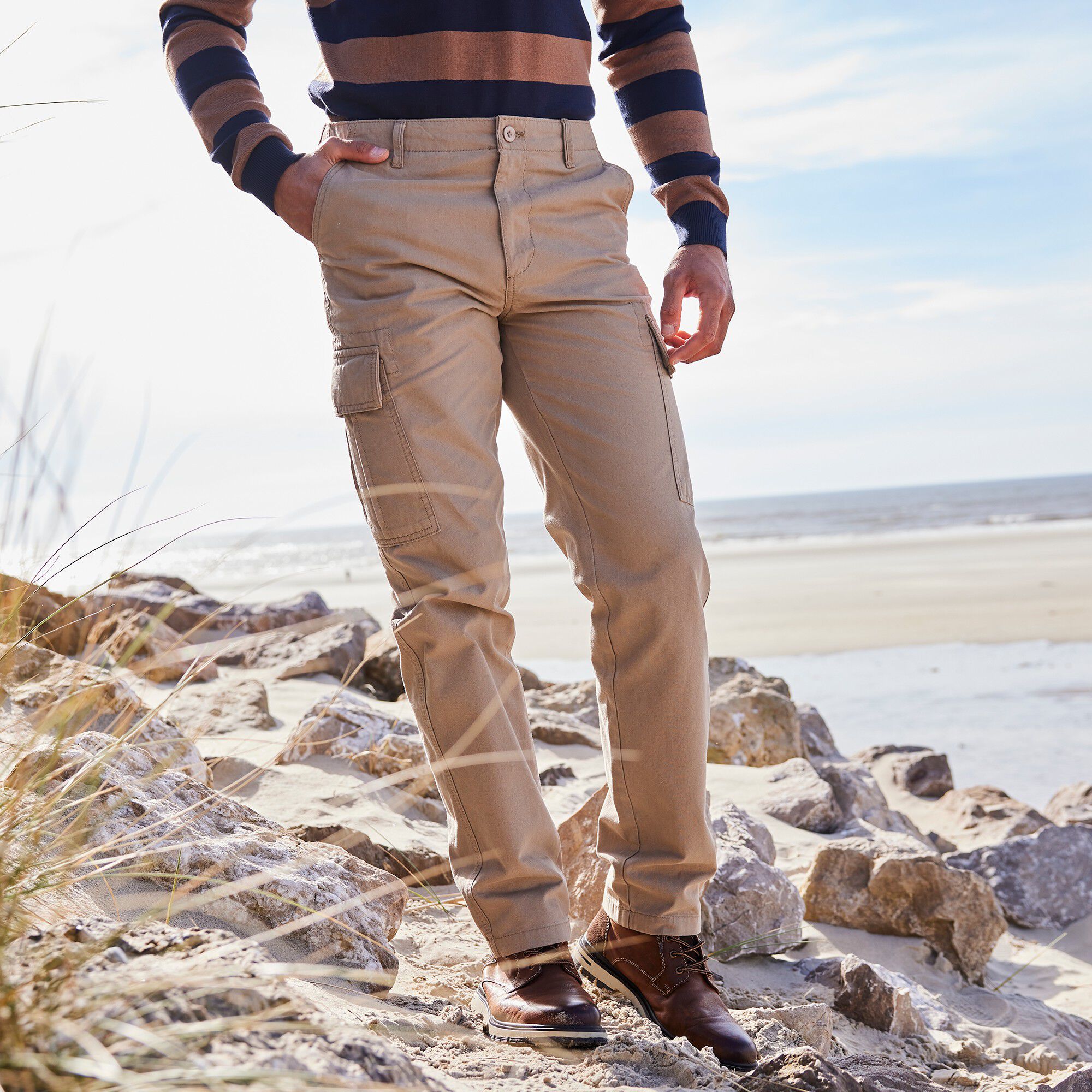 Pantalon battle en toile coton