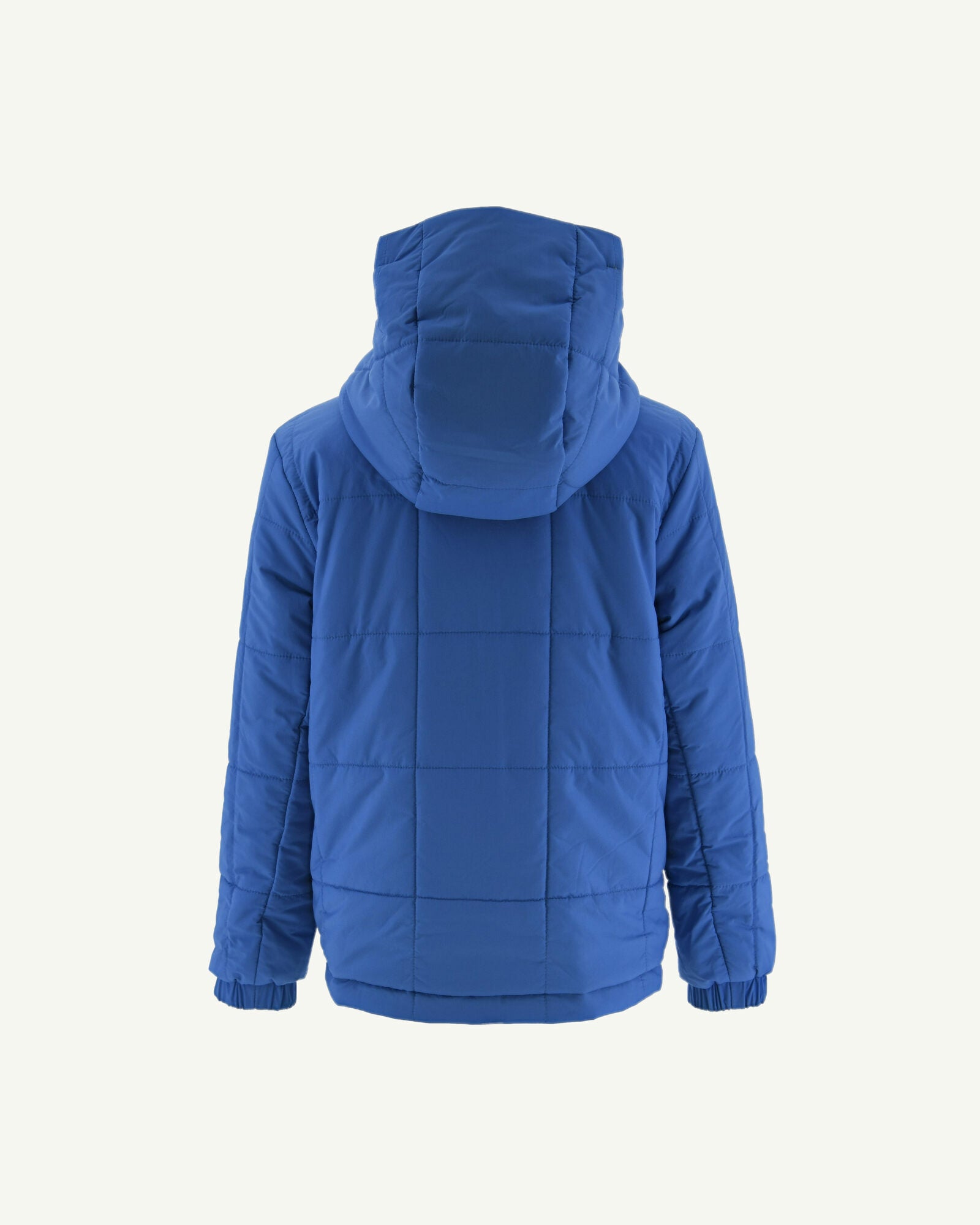 Doudoune Ultralight réversible à capuche Citron/Azur enfant Rosso