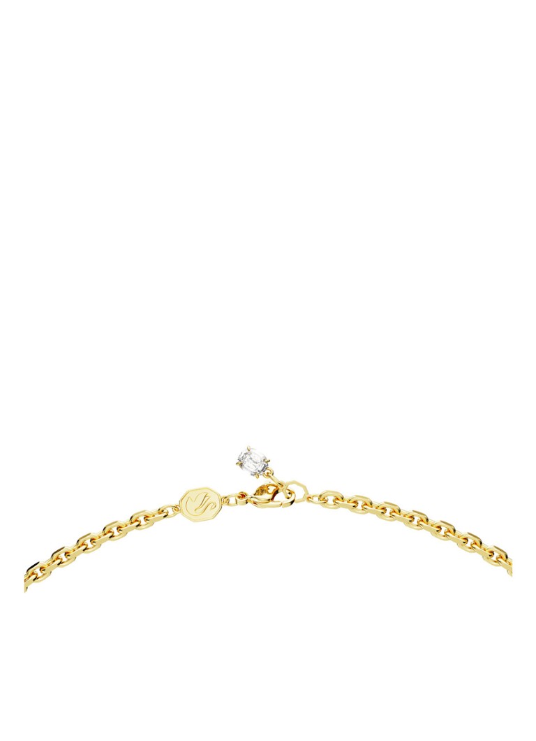 Κολιέ με επιχρυσωμένο κεχριμπάρι Swarovski