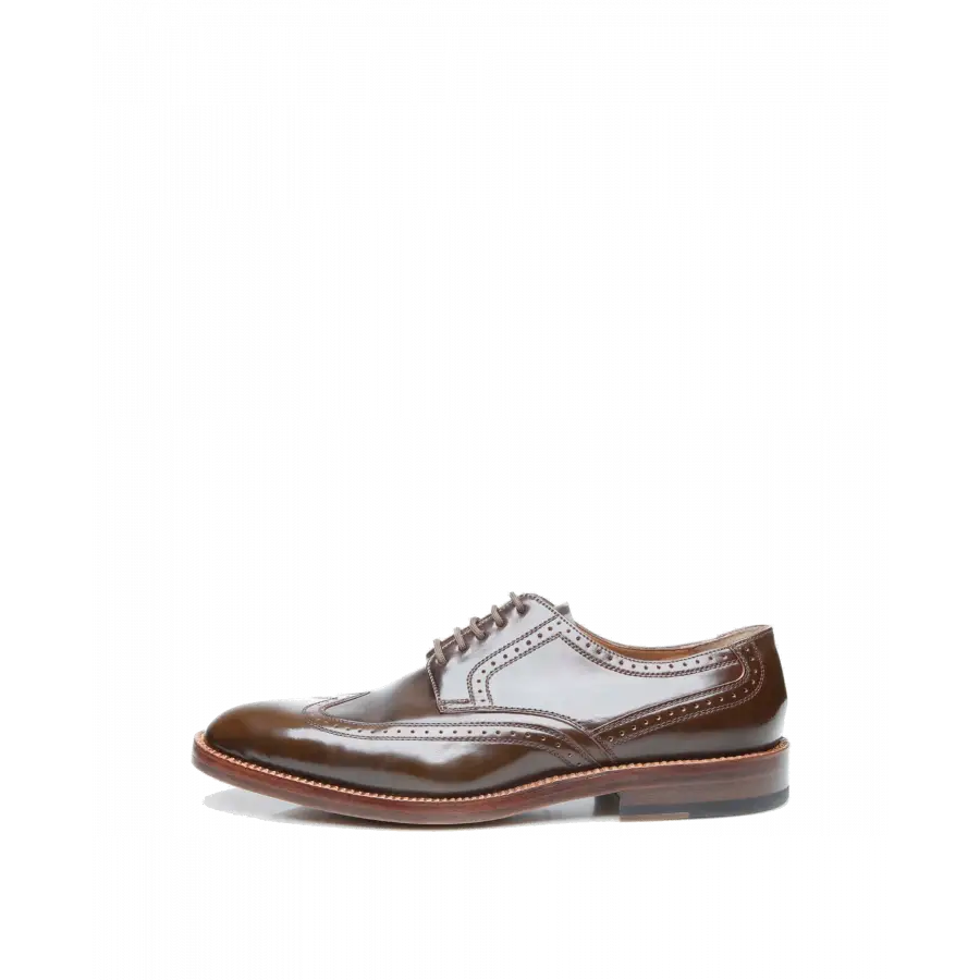 Heinrich Dinkelacker - Businessschuhe Derby LUZERN FULL-BROGUE C Cordovan - braun
