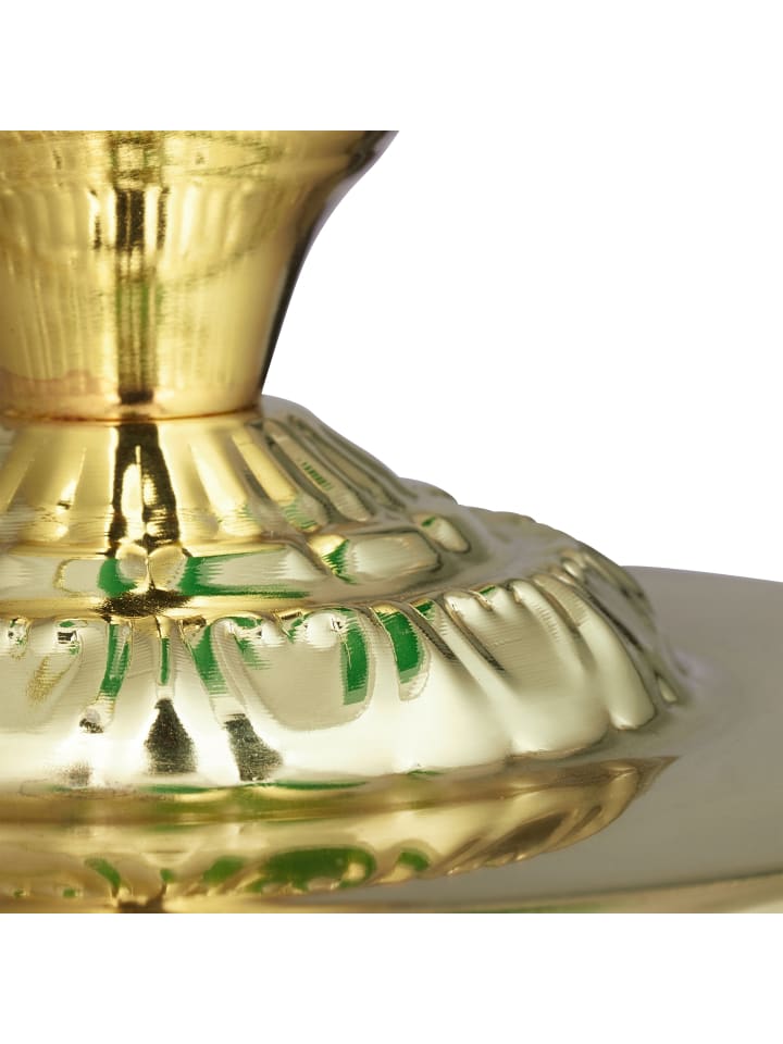 relaxdays Bankerlampe in Grün/ Messing - (H) 31 cm günstig kaufen onesize