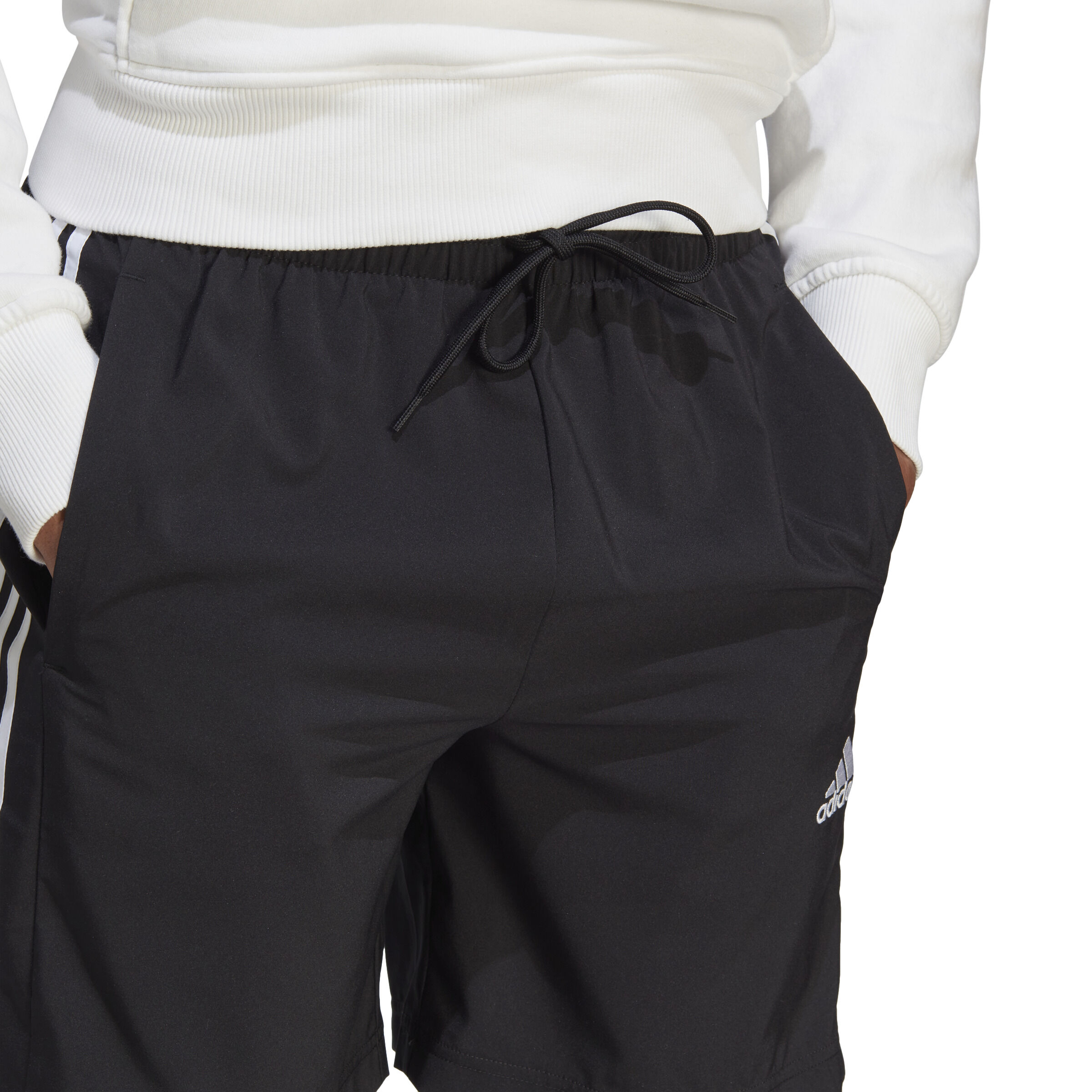 Essentials AEROREADY Chelsea 3-Stripes Shorts Herren - Schwarz, Weiß
