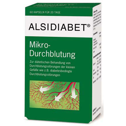 ALSIDIABET Diabetiker Mikro Durchblutung Kapseln  60 St  Kapseln