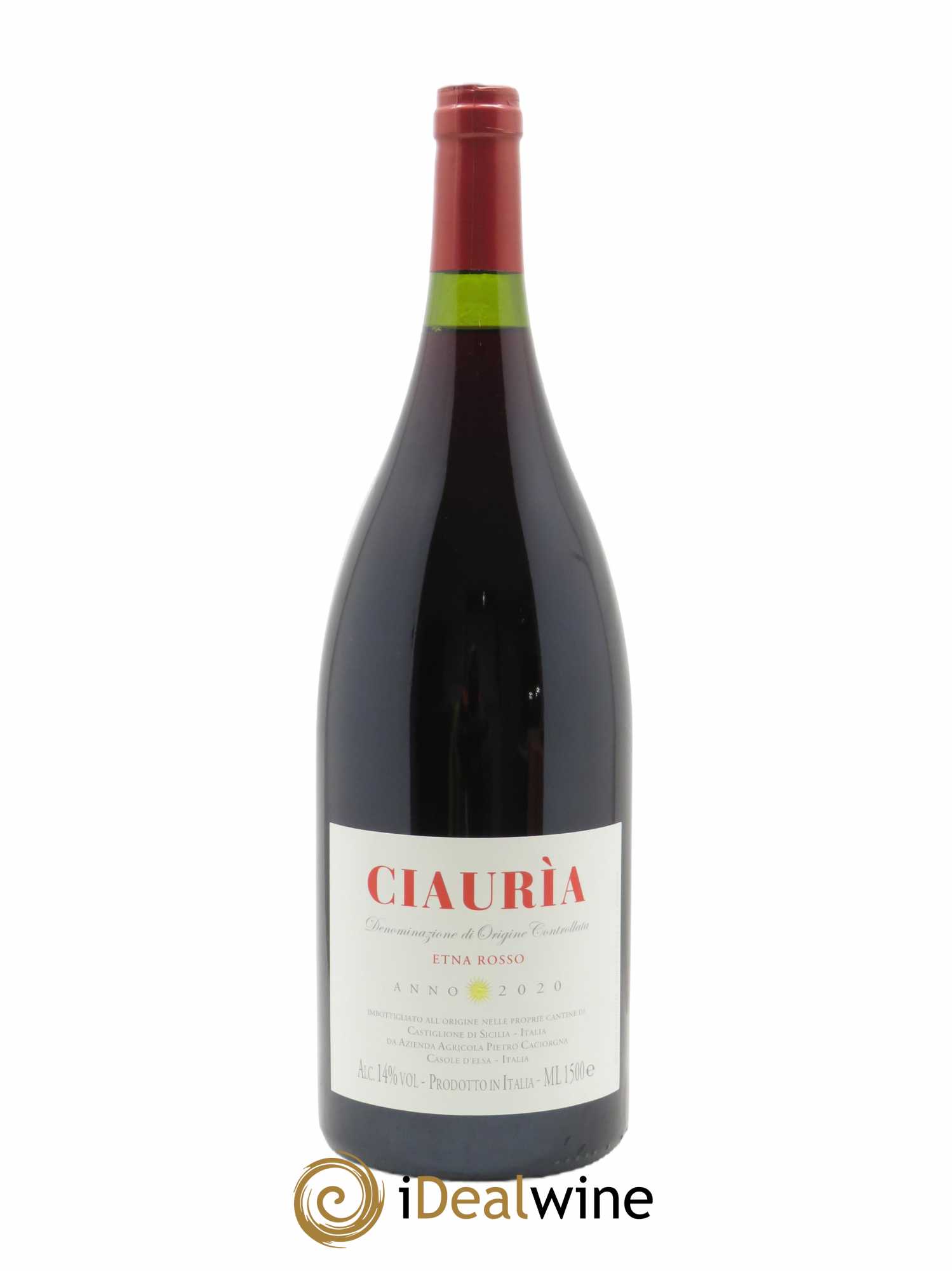 Etna Rosso DOC Azienda Agricola Pietro Caciorgna Ciauria  2020 - Lot de 1 Magnum