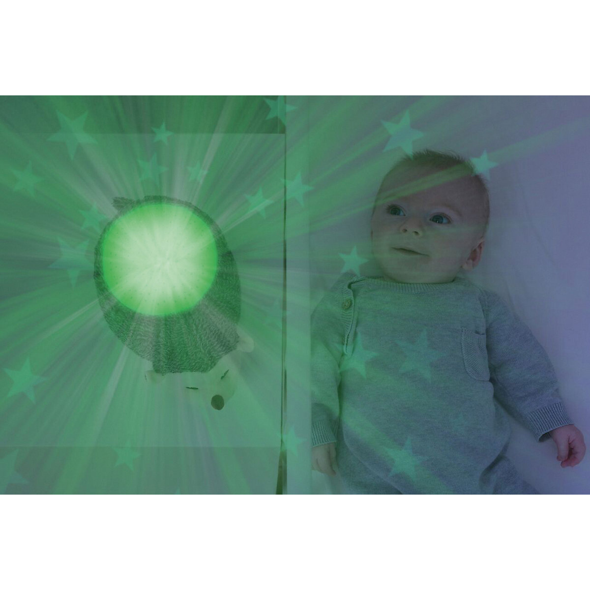Sternenprojektor Igel Harry mit beruhigenden Sounds