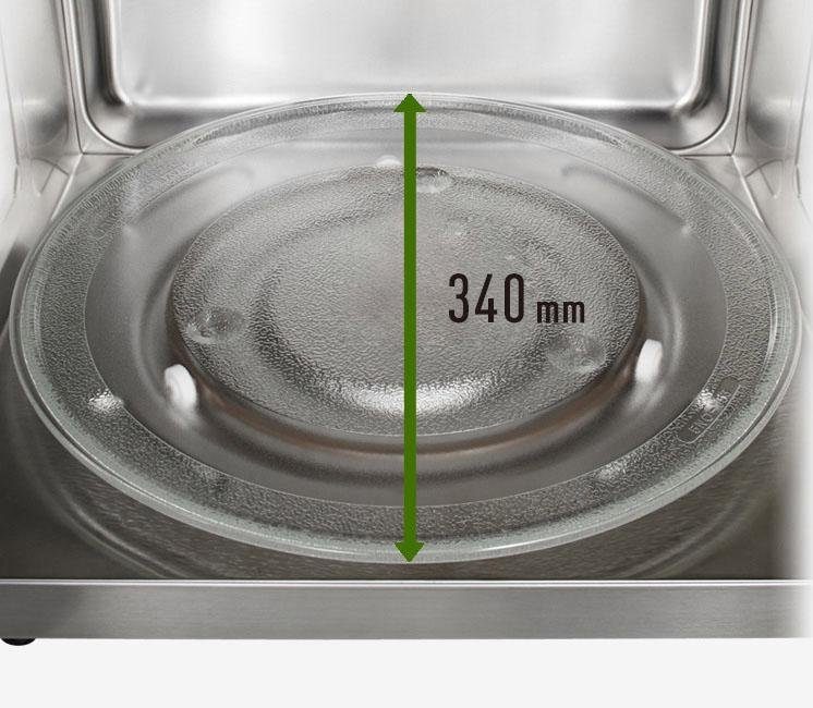 Panasonic Mikrowelle NN-GT47KMGPG, Grill, 31 l