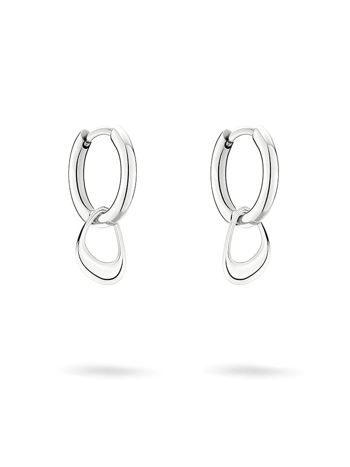 Liebeskind Edelstahl-Creolen in Silber günstig kaufen onesize