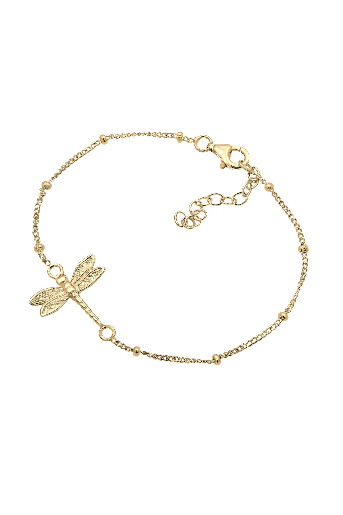 ELLI  Armband Libelle Kugelkette Verspielt Sommer 925 Silber