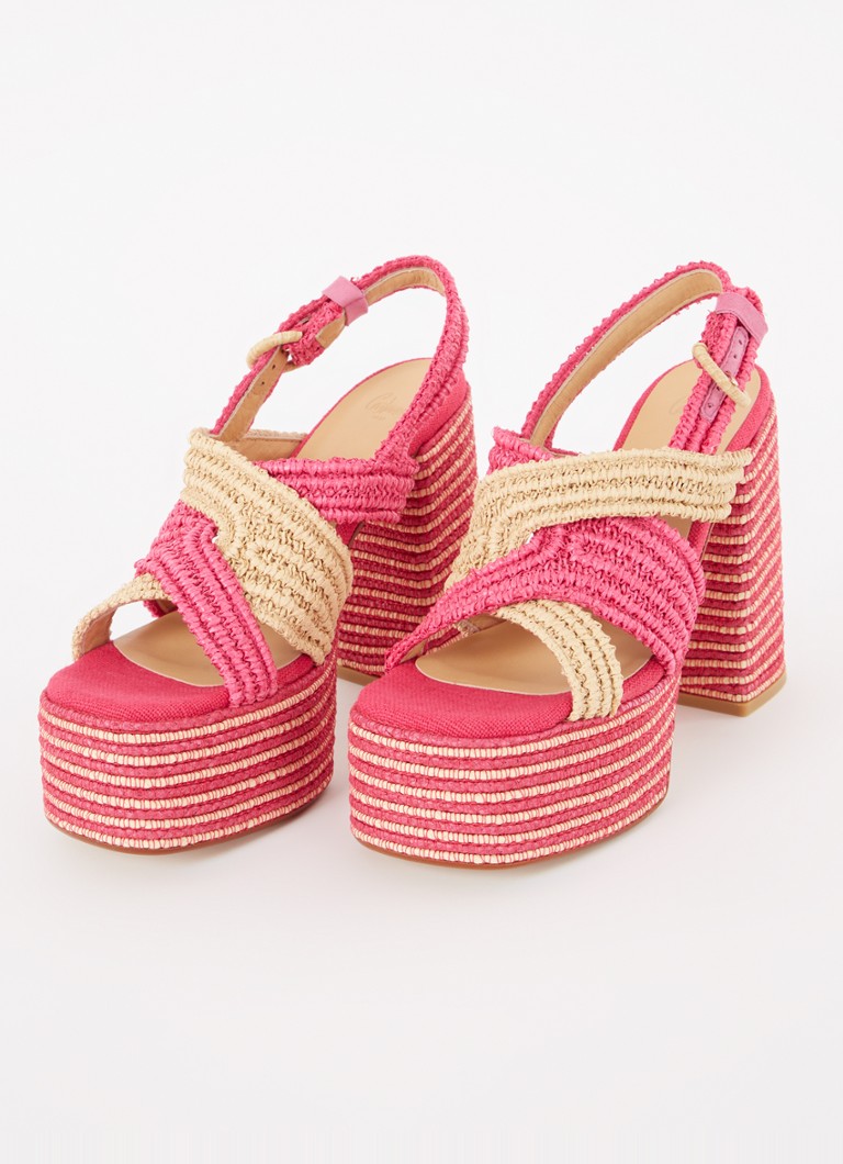 Castañer Fulvia Sandalette valmistettu raffiasta