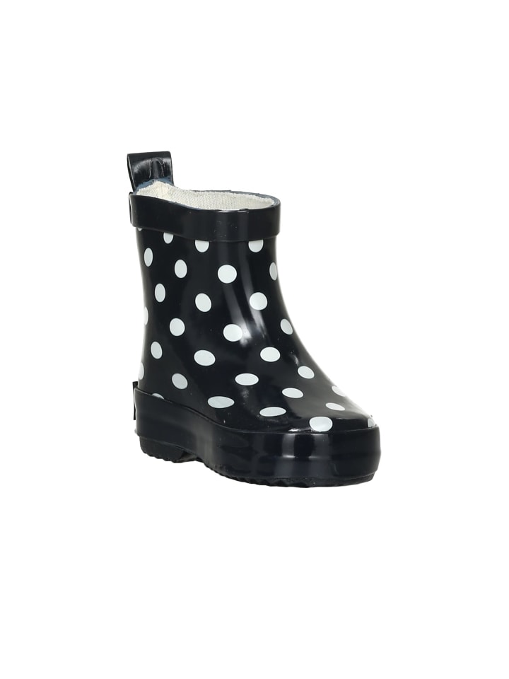 Playshoes Gummistiefel Halbschaft Punkte in Marine günstig kaufen
