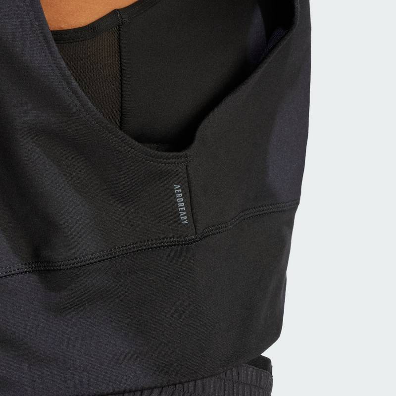 adidas Power AEROREADY Crop Cover-Up Sweatshirt Langarmshirt Damen