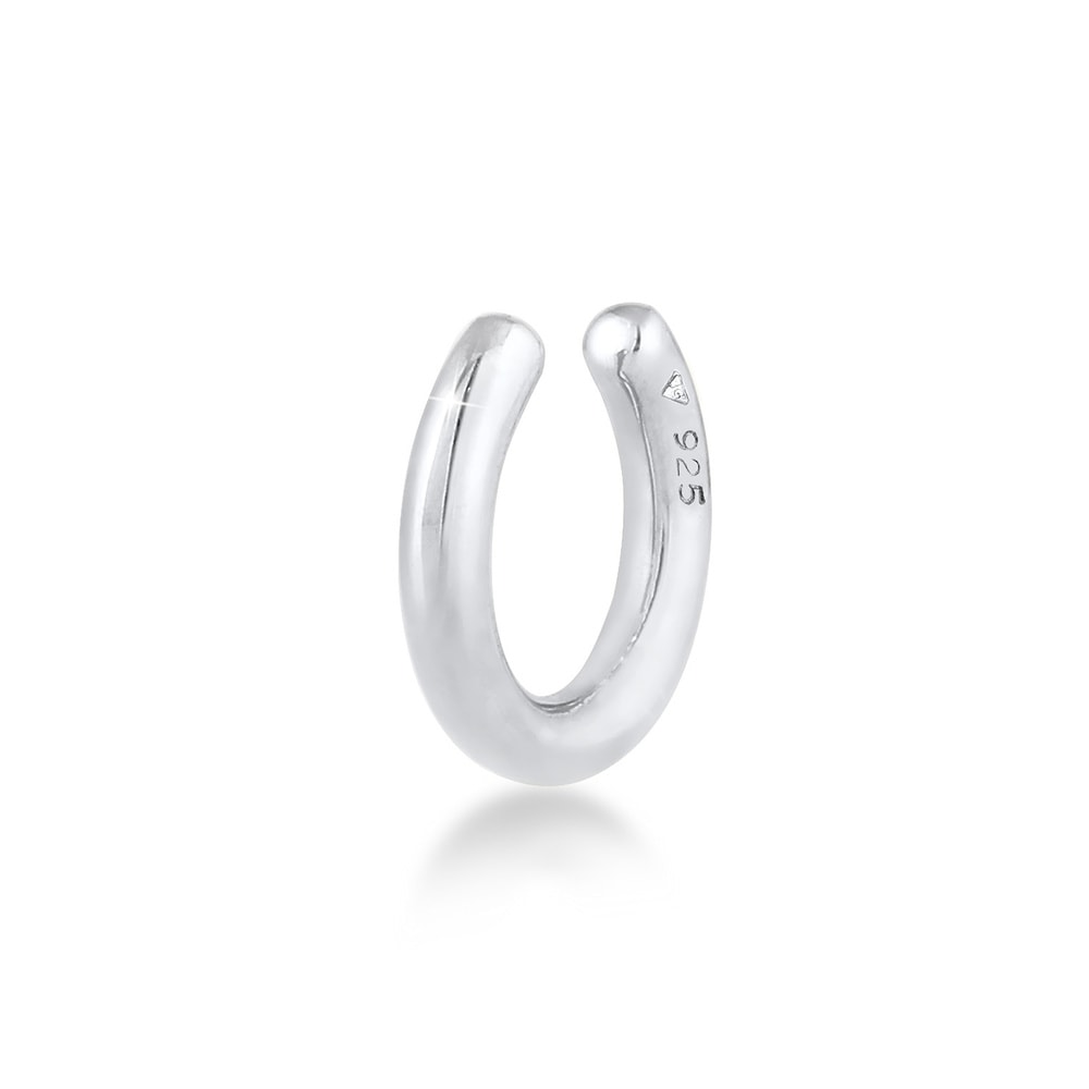 Elli Elli Boucles d'Oreilles Earcuff Single pour dames en 925/1000 argent massif Boucles d'oreilles