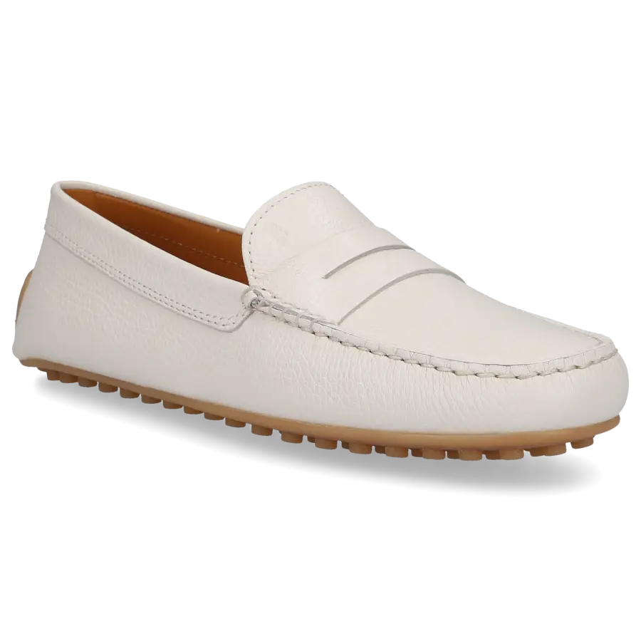 Tod's - Mokassins CITY GOMMINO Kalbsleder - weiß