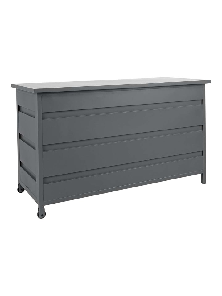 ebuy24 Kissenbox Cassis Grau 160 x 82 cm günstig kaufen onesize