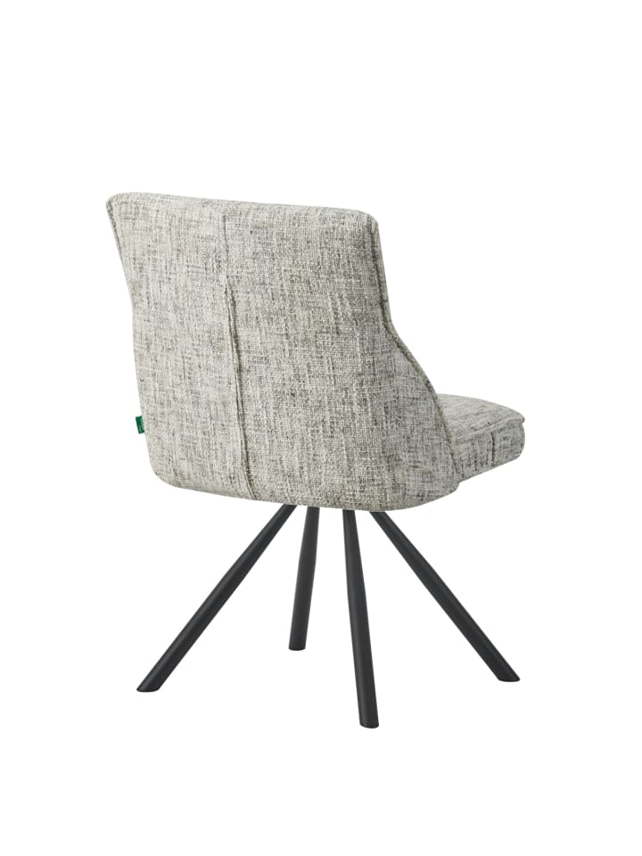 DUBI Möbel 2er-Set: Drehstuhl SERINA  in Hellgrau - (B)61 x (H)81 x  (T)62 cm günstig kaufen onesize