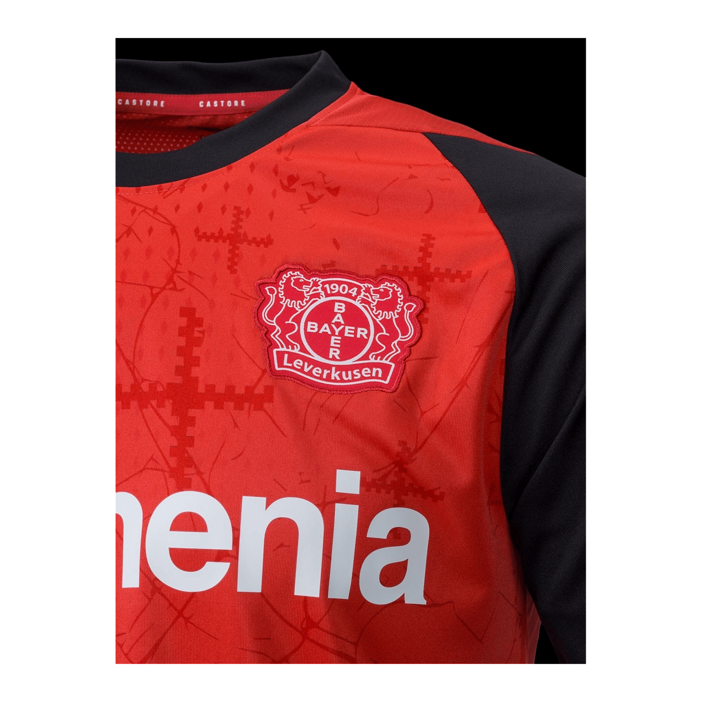 Castore Bayer 04 Leverkusen Trikot Home 2024/2025 Kids Rot F072