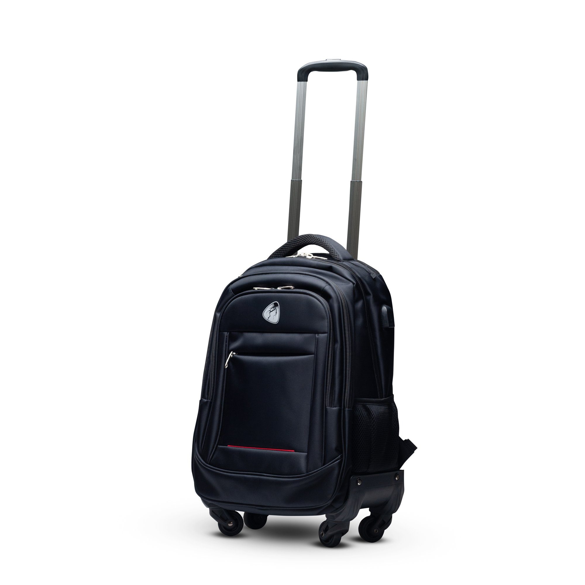 BLITZER Business-Trolley Businessrucksack Laptop-Tasche mit Trolley-Funktion, Als Rucksack und Trolley nutzbar