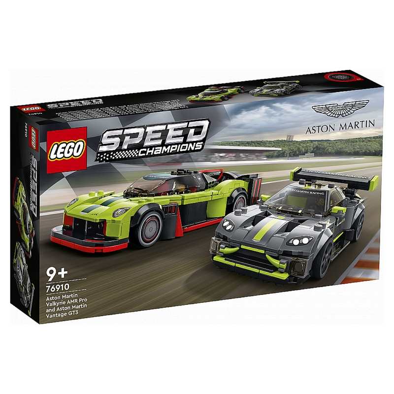 76910 Aston Martin valkyrie amr pro et Aston Martin vantage GT3 LEGO®Speed Champions