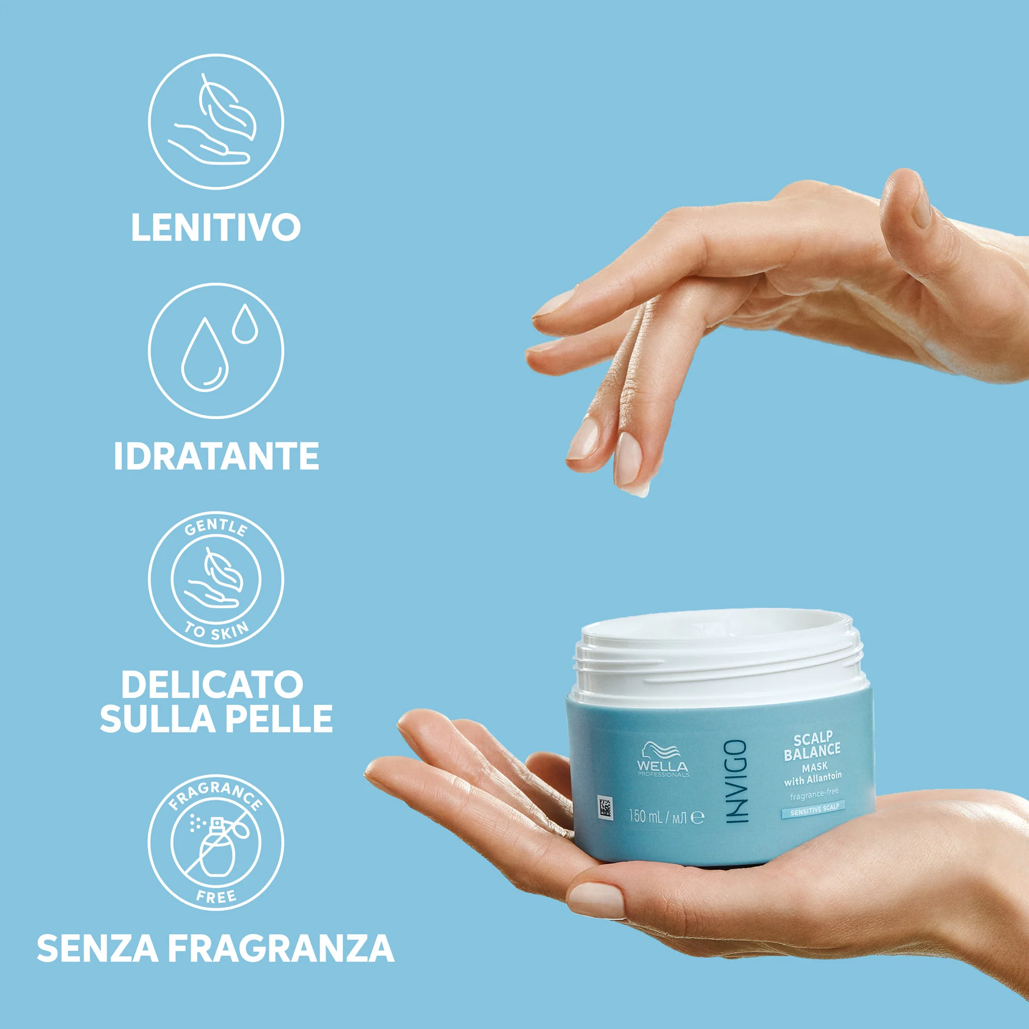Mascarilla capilar purificante sin perfume Invigo INVIGO SCALP BALANCE